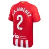 Original Fußballtrikot Atlético Madrid J.M. Gimenez 2 Heimtrikot 2023-24 Für Herren